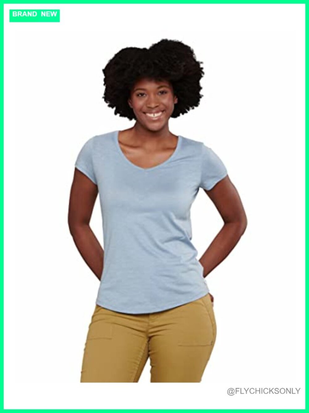 Women's Marley II Tee Moisture Wicking Samba Fabric Short Sleeve